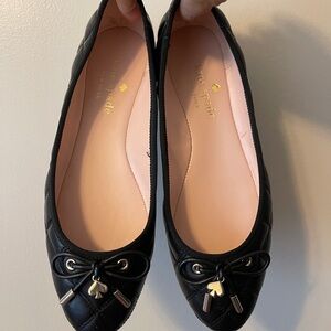 Kate Spade Black Bow Detail Flats